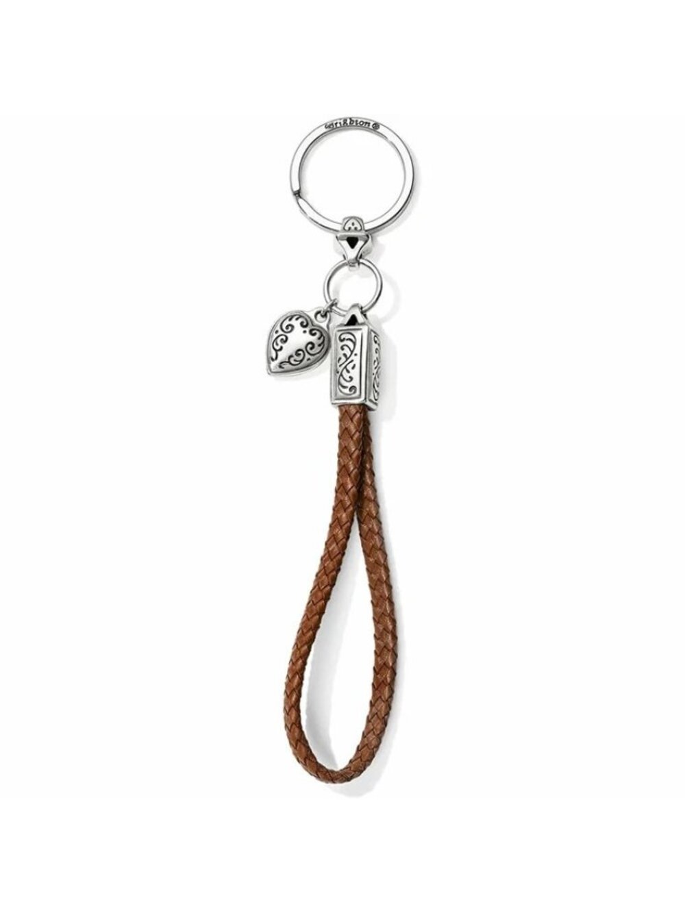 Brighton Kings Road Key Fob NWT $60 E1016U Bourbon Brown